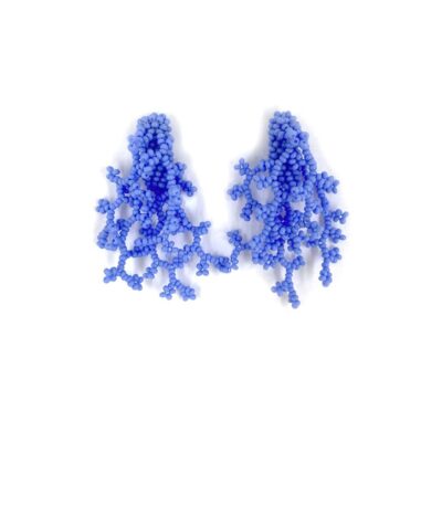 Seaweed Earrings Lavander - small