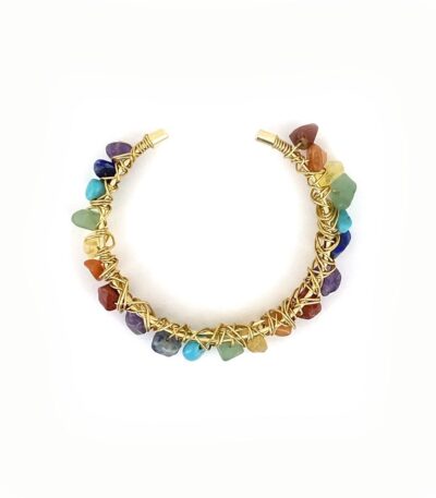 Chakra Gold Bracelet