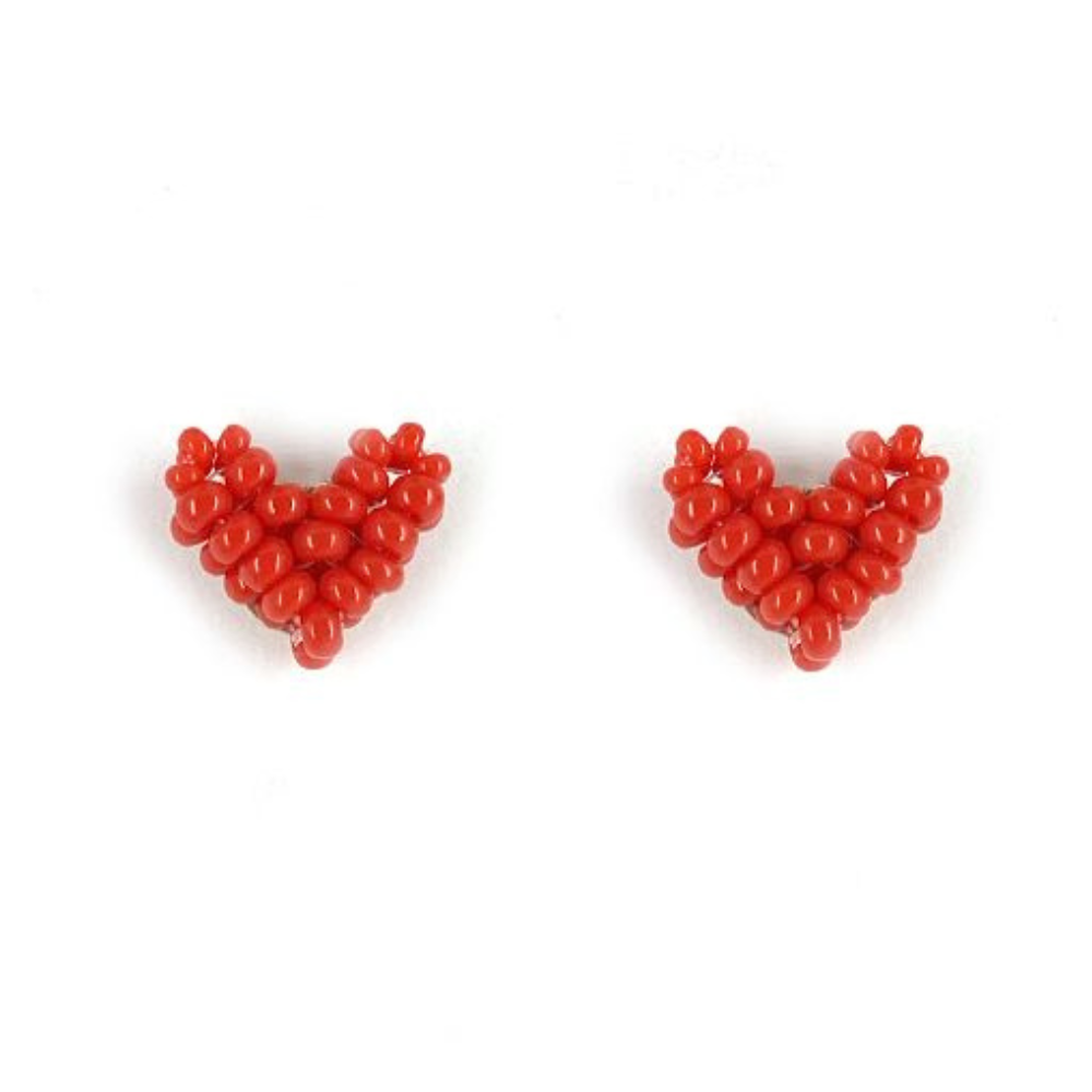 Love Earrings Red