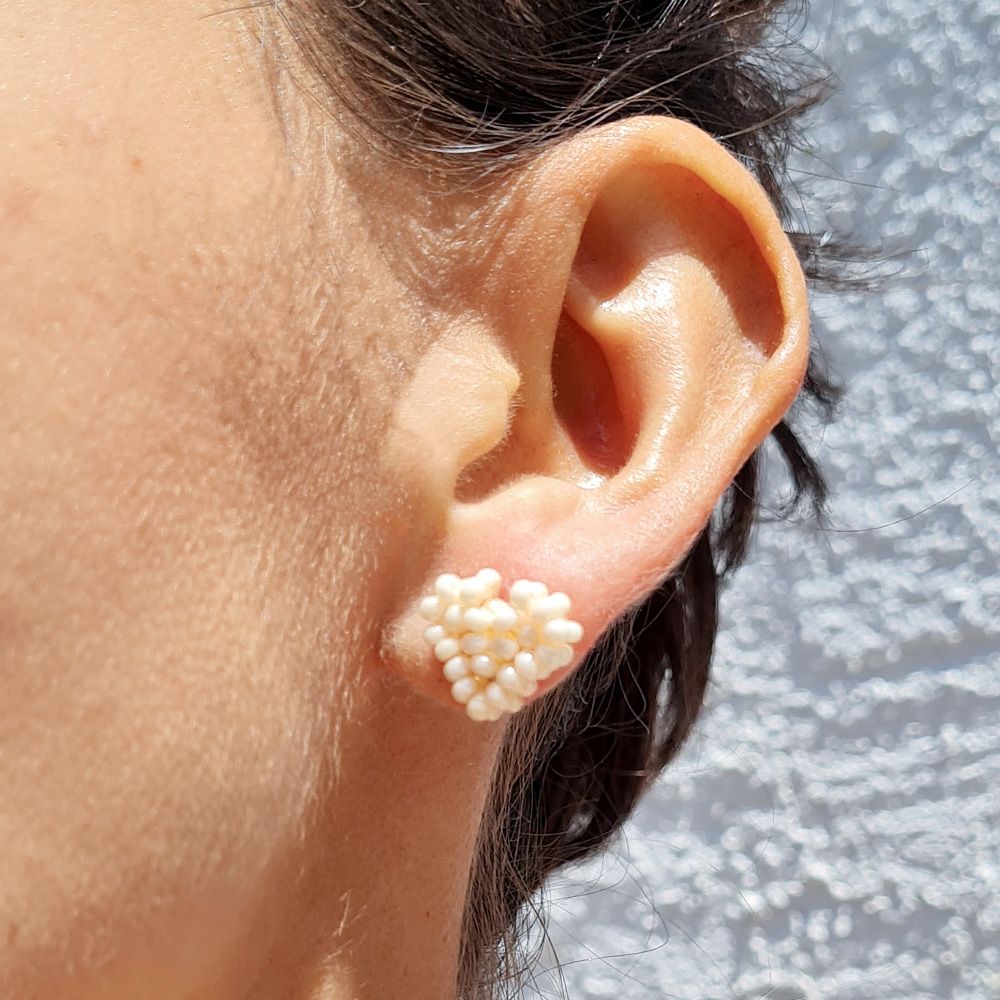 Love Earrings Pearl - Image 2