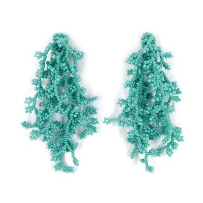 Seaweed Earrings Acqua