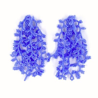 Seaweed Earrings Lavander