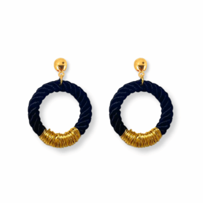 São Francisco Cord Earrings Black