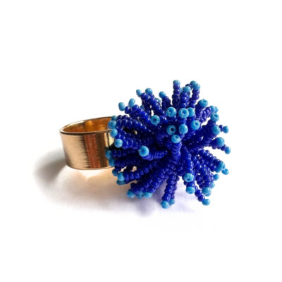 Ruffles Ring Blue