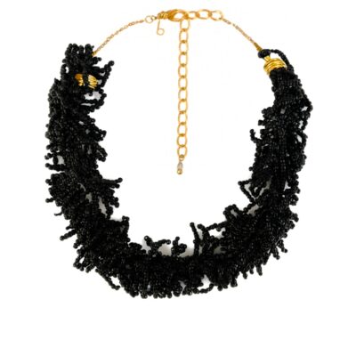 Seaweed Necklace Black