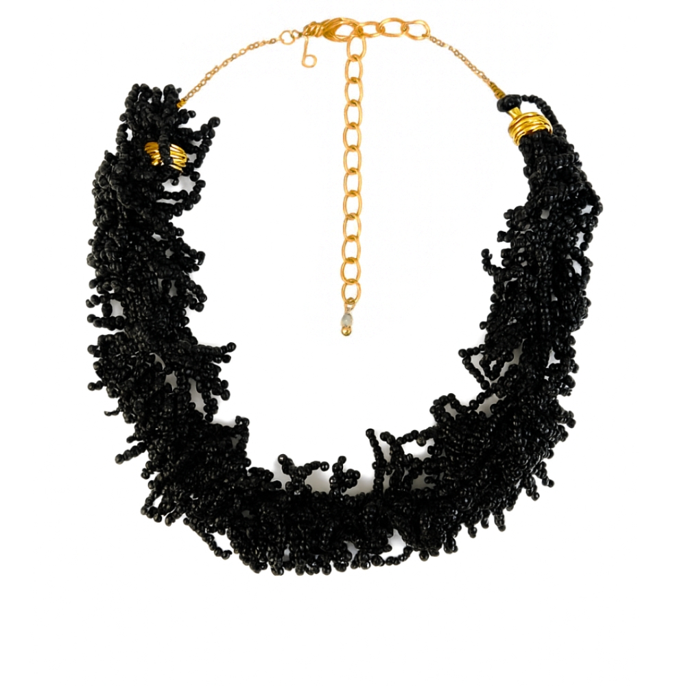 Seaweed Necklace Black
